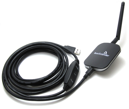 BearExtender-10ft-mini-USB-cable-connected